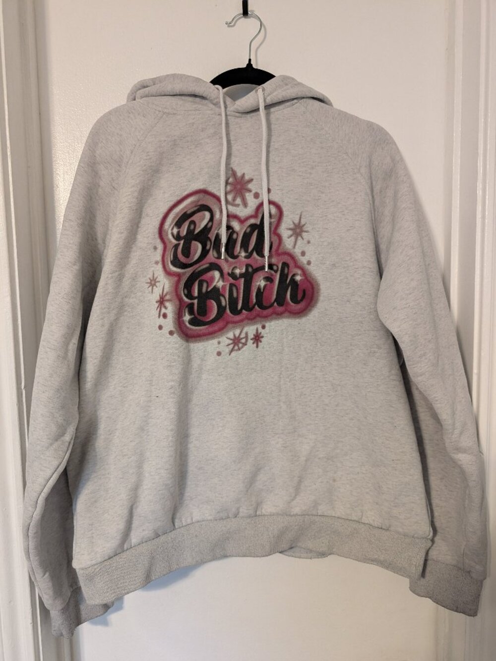 Dolls Kill Poster Grl airbrushed fleece hoodie